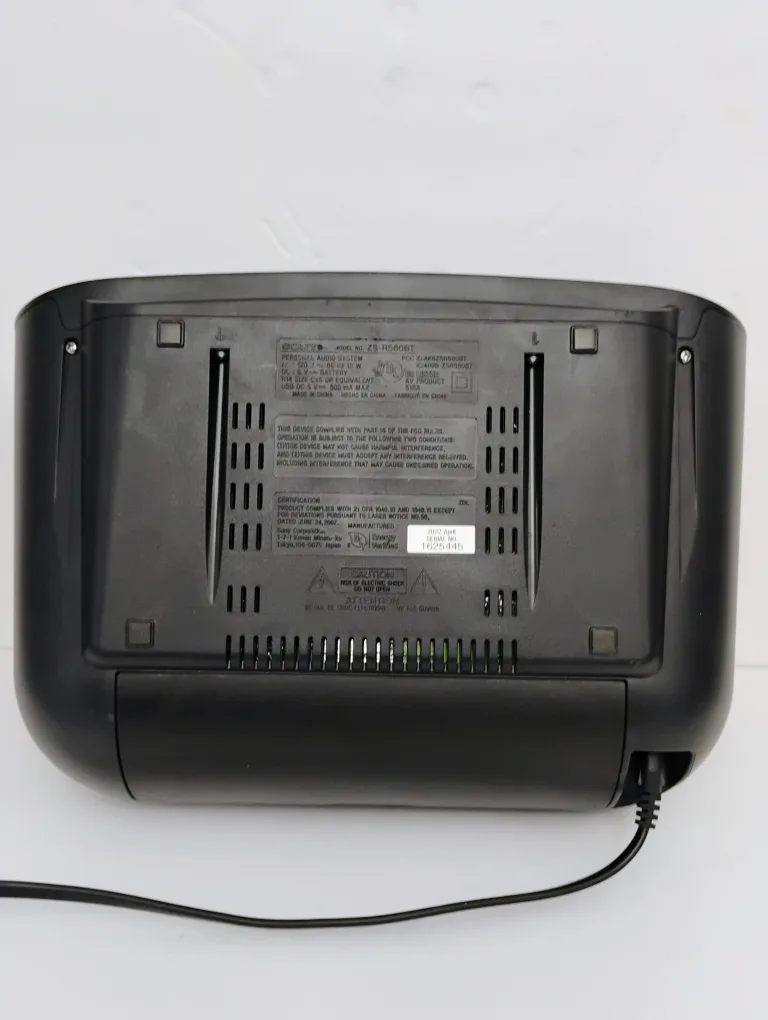 Sony ZS-RS60BT Bluetooth CD FM-AM USB Boombox. EUC image indicator(7)