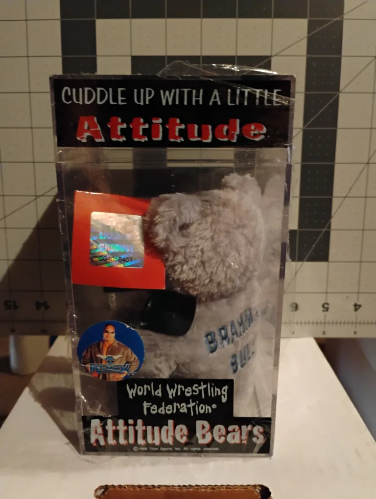 WWF/WWE Attitude Bears The Rock Sealed 1999 Attitude Era thumbnail