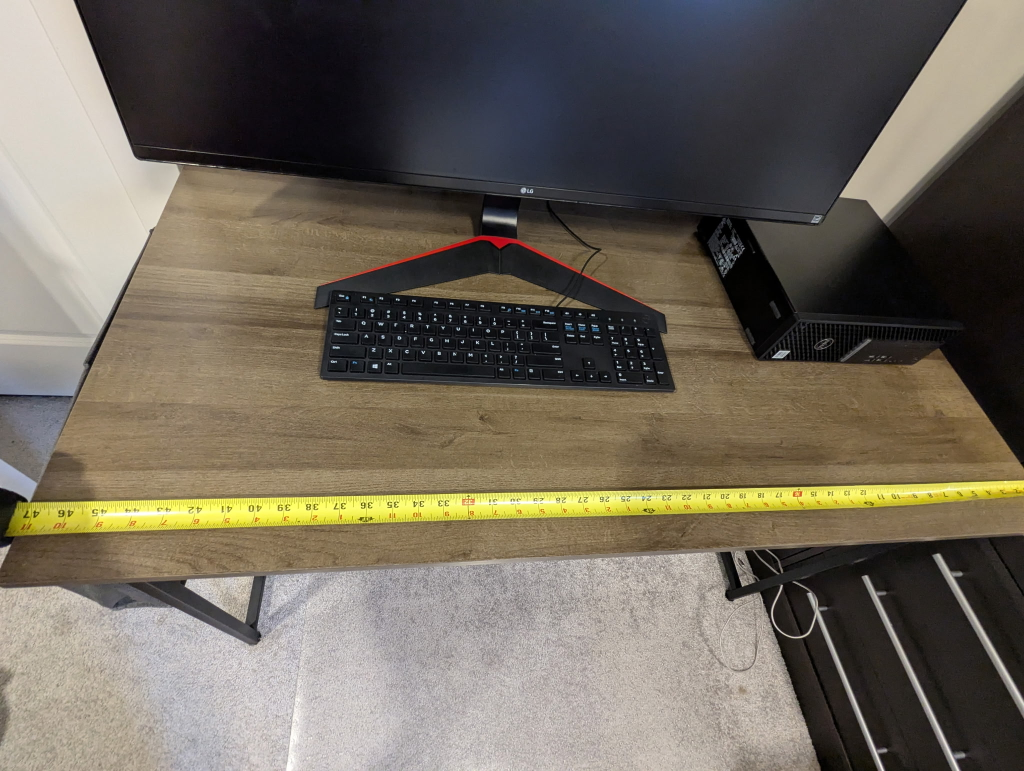 Desk - 47" x 24" with Storage - photo 2
