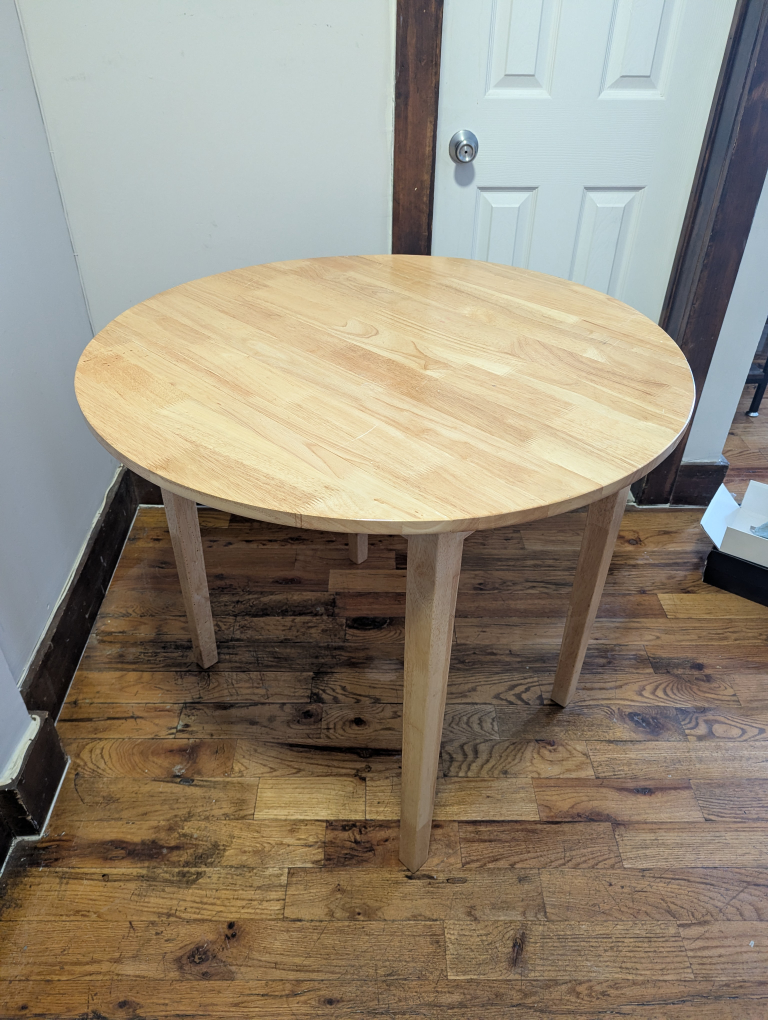Drop Leaf Round Table