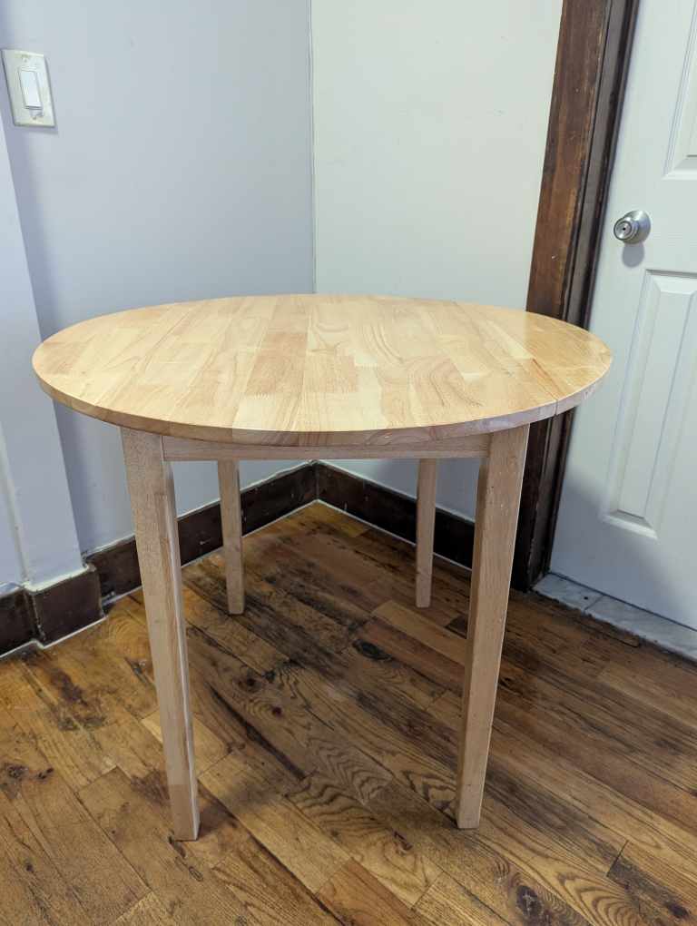 Drop Leaf Round Table - photo 3