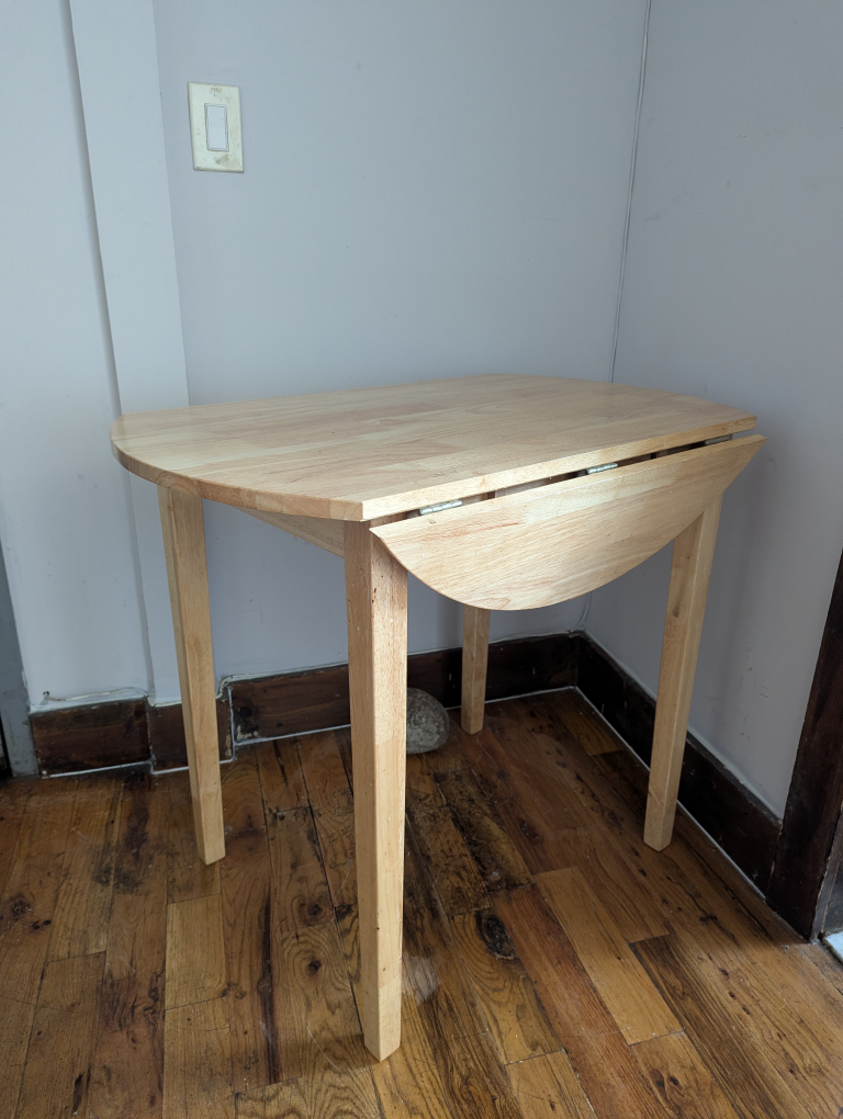 Drop Leaf Round Table - photo 4