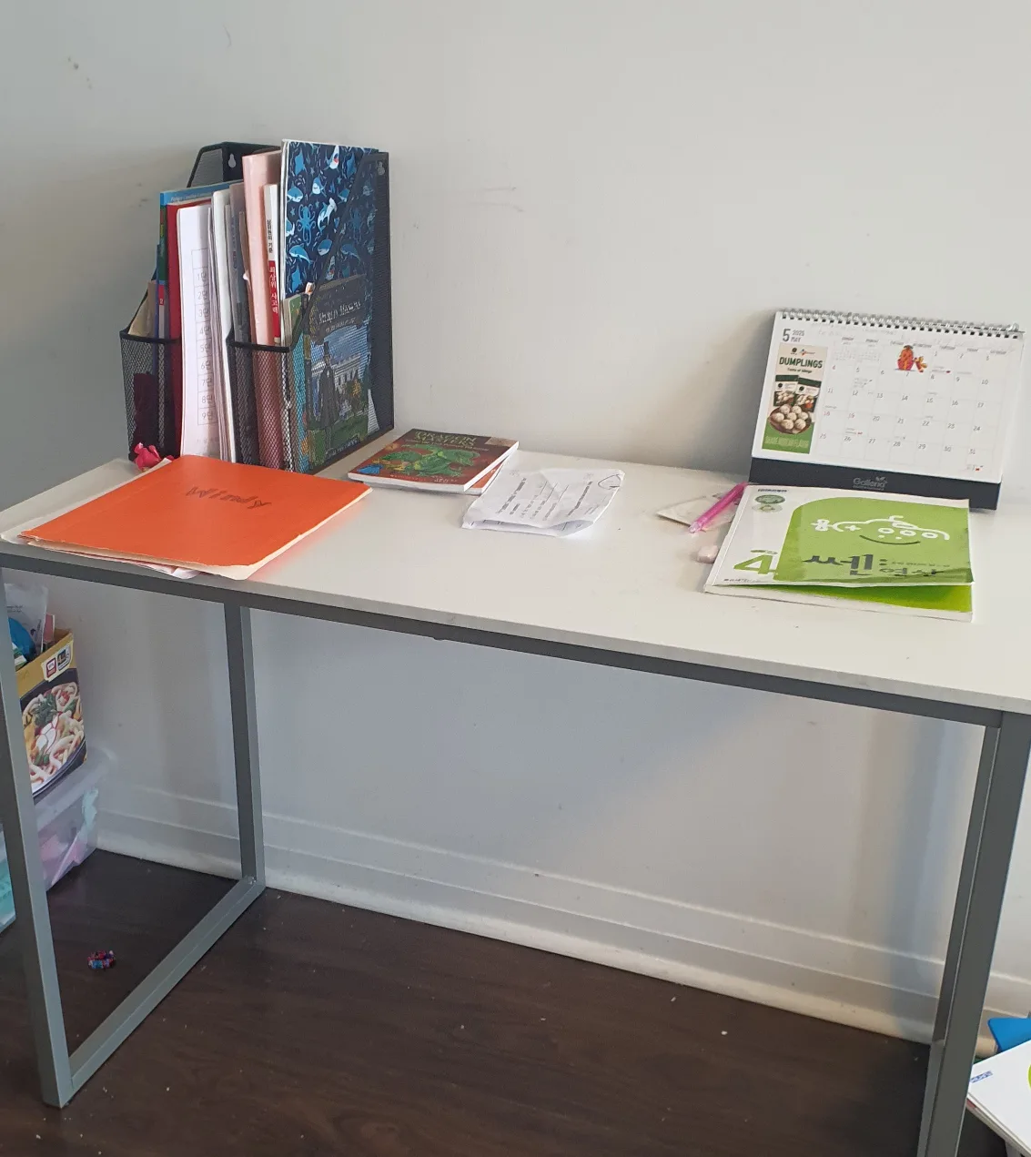 SHW Mission 40-Inch White Home Office Desk thumbnail