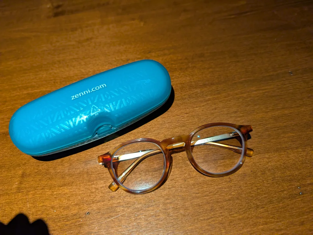 Zenni Round Eyeglasses with Case thumbnail