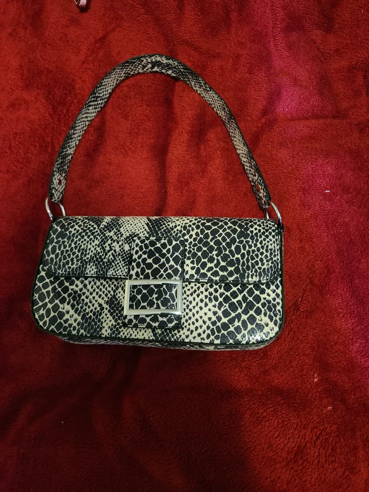 Snakeskin Print Shoulder Bag thumbnail