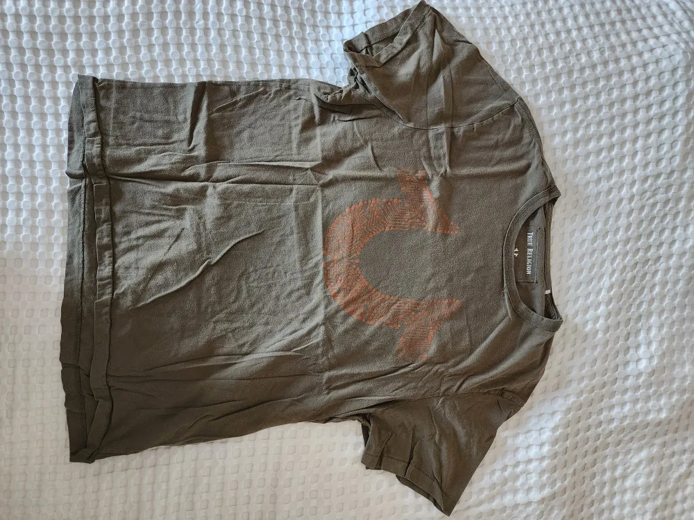 True Religion Olive Green T-Shirt thumbnail