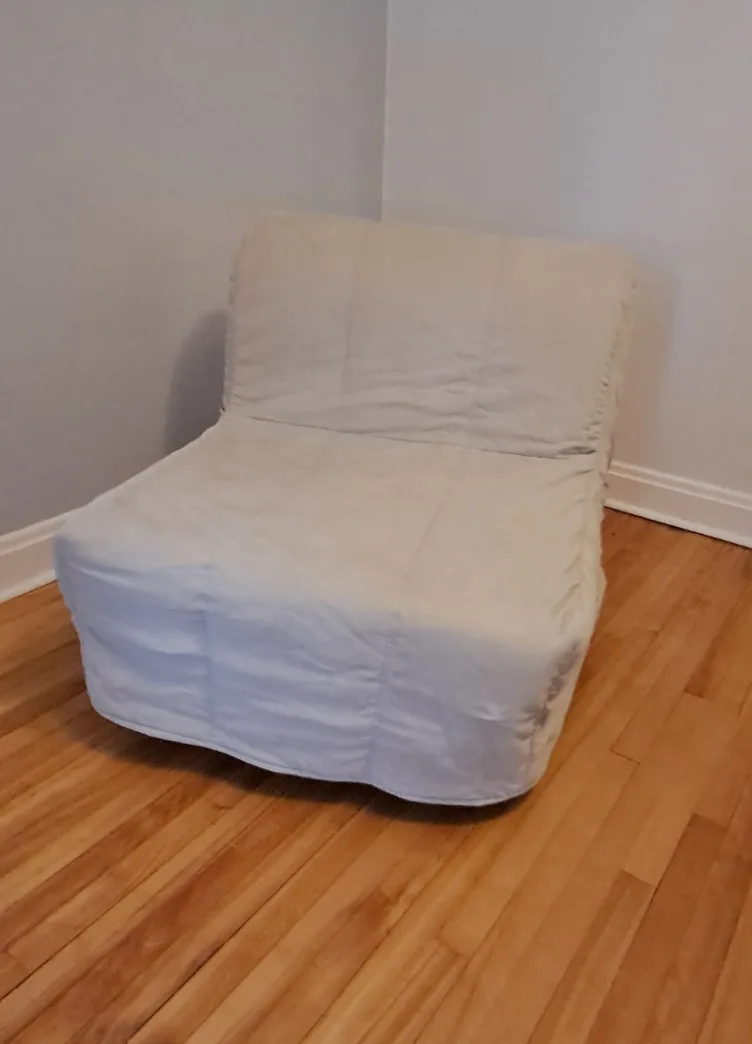 IKEA PS 2012 Grey Single Sleeper Chair image indicator(2)