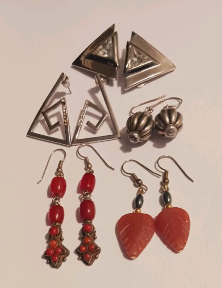 Beautiful Earrings.  $10 each or $40 for all. thumbnail