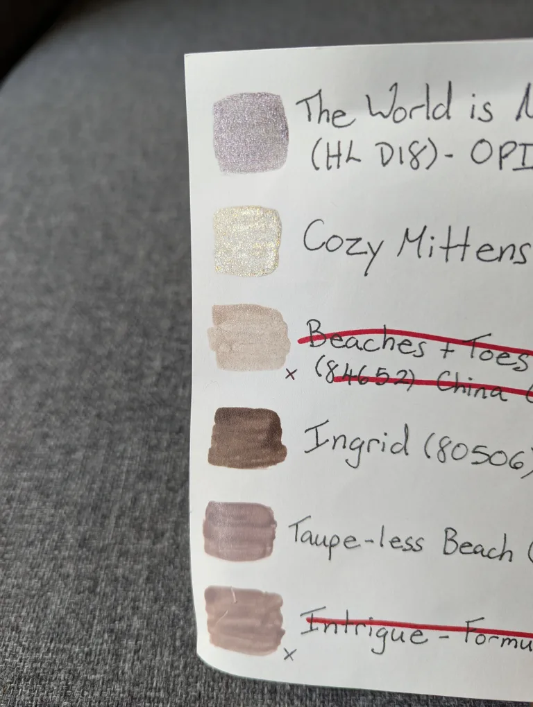 Nail Polish $5 each or $20 for 5 (Creams and Silvers) image indicator(6)