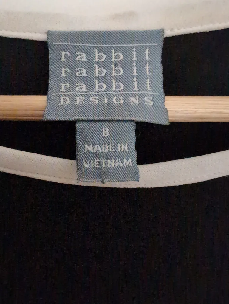 🇨🇦Rabbit Rabbit Designs Black Dress - Size 8 image indicator(3)