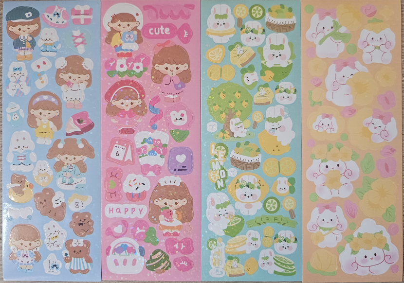 Cute Kawaii Girl Stickers - Variety Pack ( Random) - photo 2