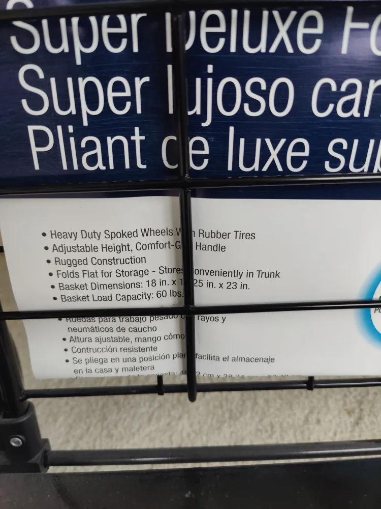 Foldable Utility Cart image indicator(4)