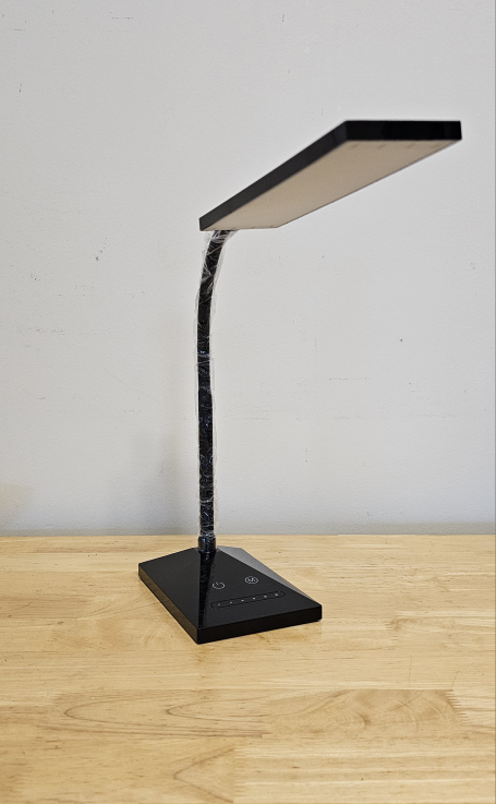 Black LED Desk Lamp - New