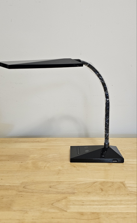 Black LED Desk Lamp - New - photo 2
