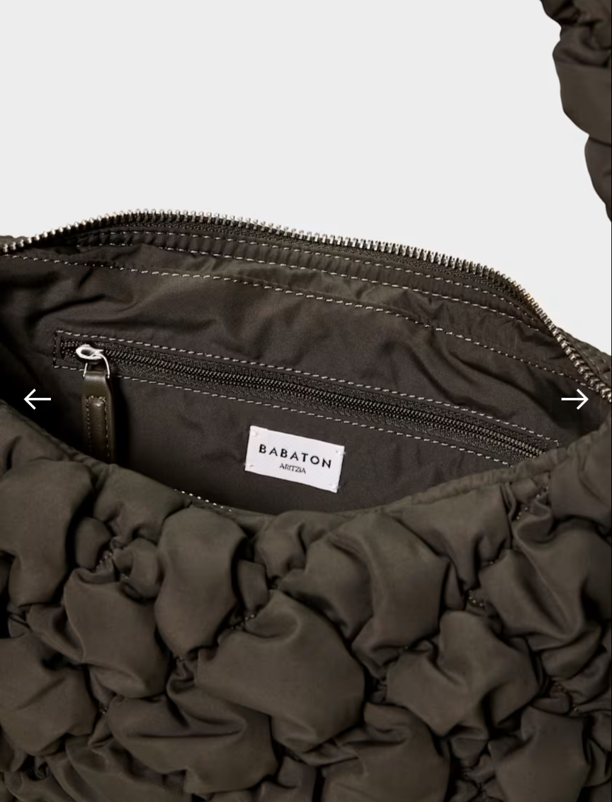 Brand New Aritzia Babaton Curator Shoulder Bag - Dark Olive - photo 4