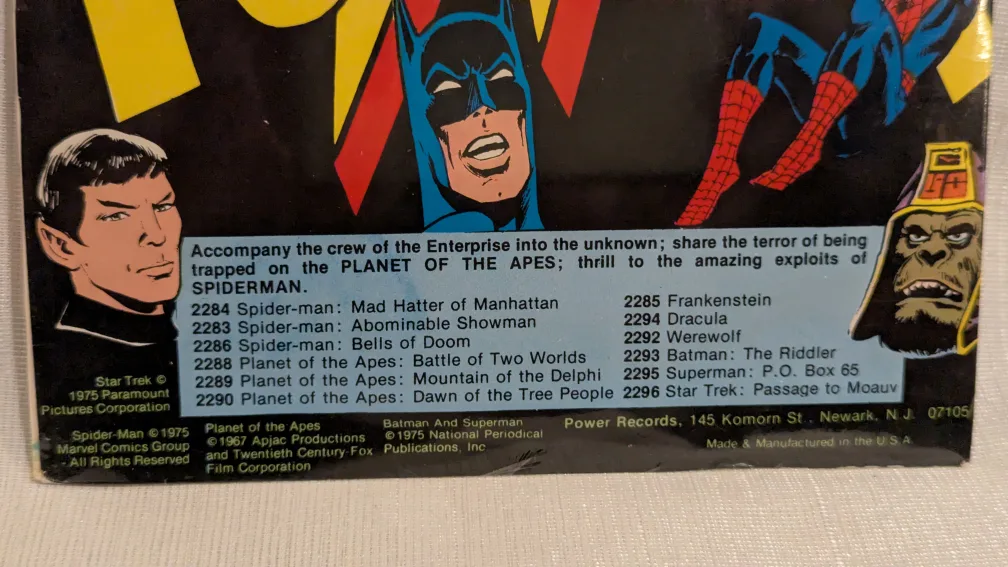 Star Trek: The Time Stealer 7" 33 1/3 RPM LP 1975 image indicator(7)