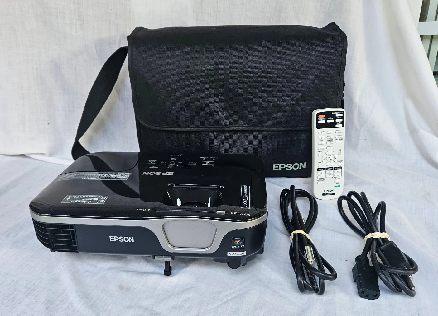 Epson PowerLite LCD Projector Model H428A with Remote thumbnail