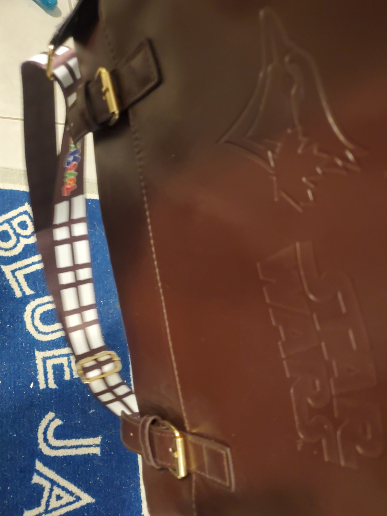 Star Wars Brown Leather Messenger Bag