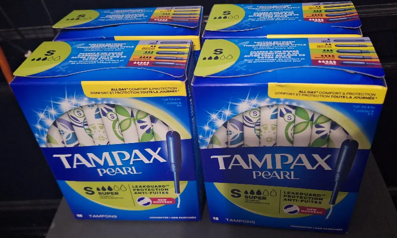 Tampax Pearl Tampons, with LeakGuard Braid, Super Absorbency, image indicator(8)