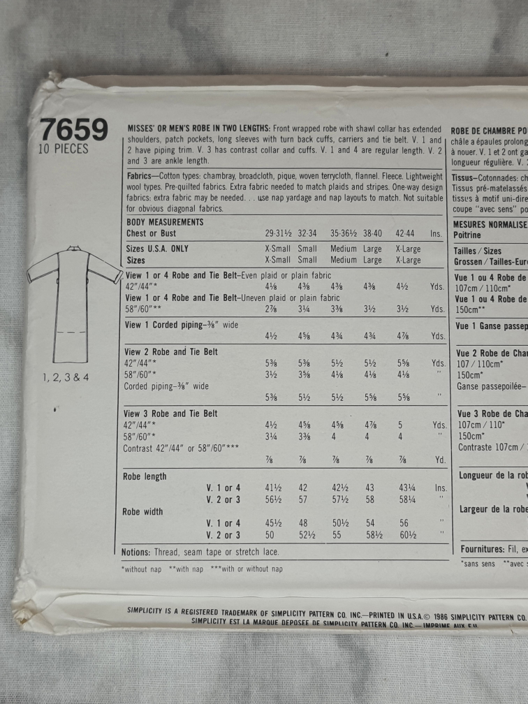 Simplicity Sewing Pattern 7659 XS - photo 2