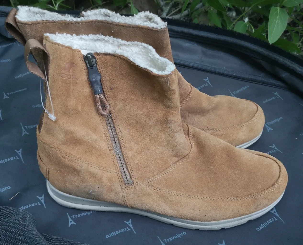 Sorel Brown Suede Ankle Boots thumbnail