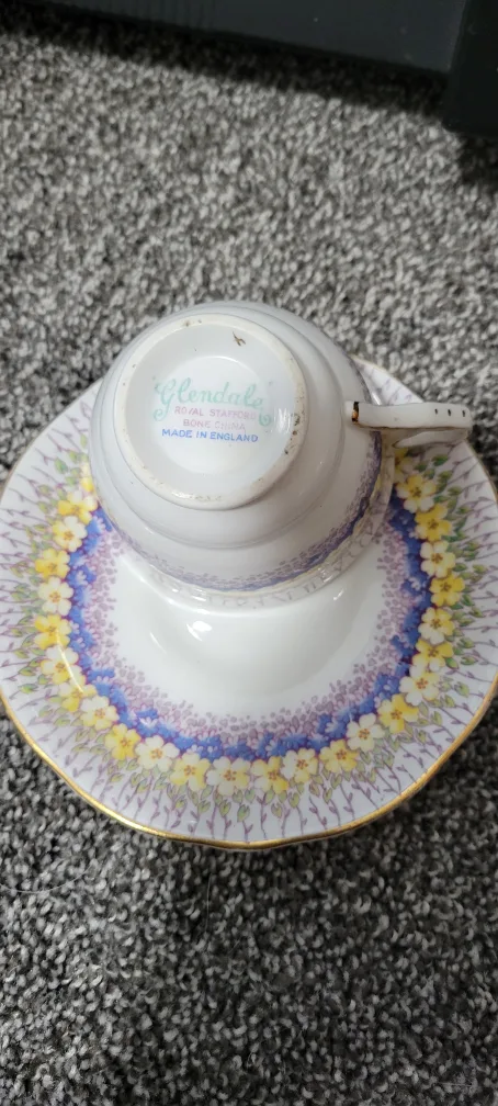 Glendale Royal Stafford Bone China Tea Cup Set thumbnail