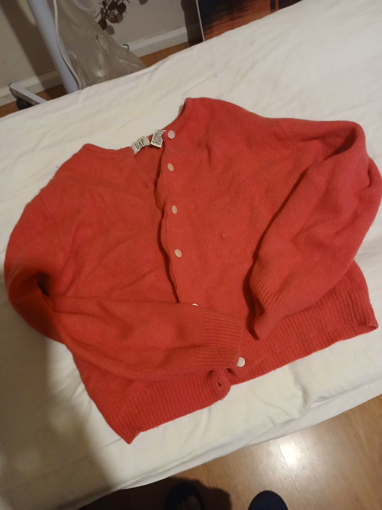 GAP Red Cardigan