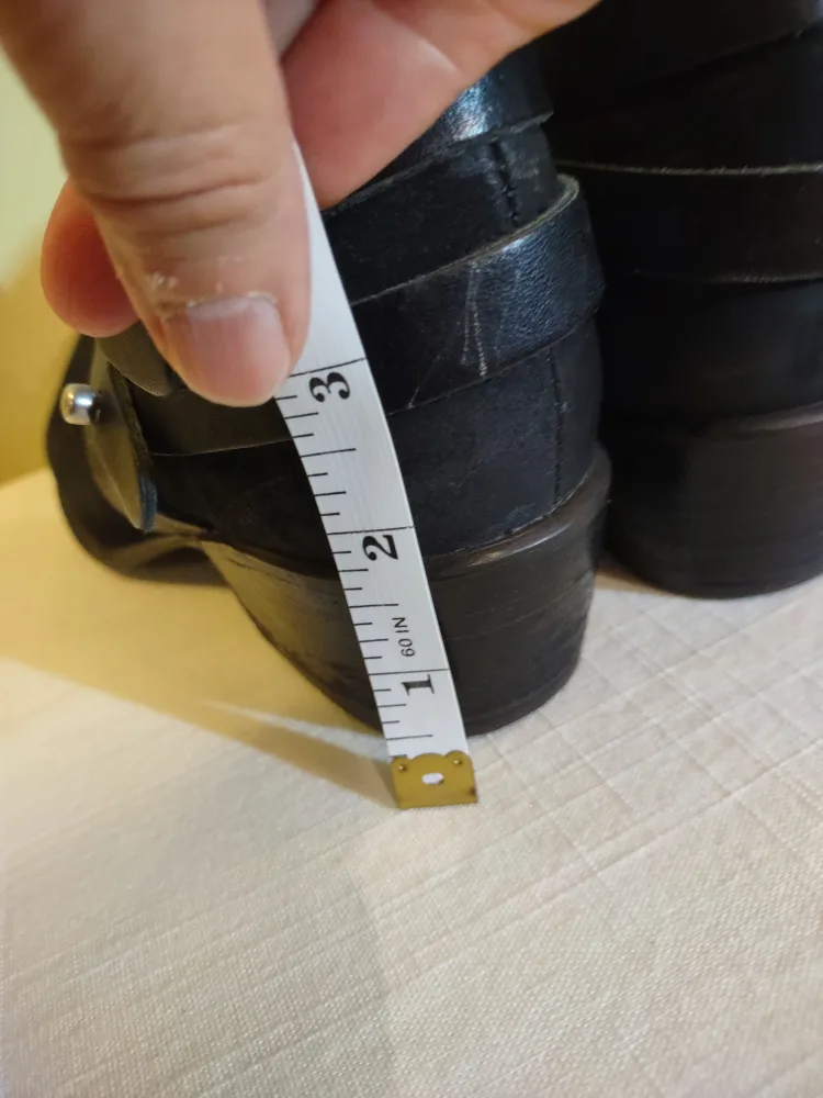 Steve Madden Black Leather Ankle Boots - Size 7.5 image indicator(4)