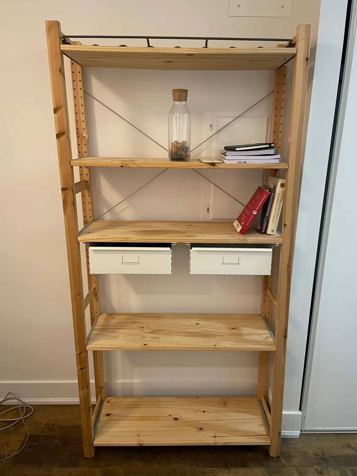 IKEA IVAR Shelf Unit with Wine Rack and Drawers thumbnail