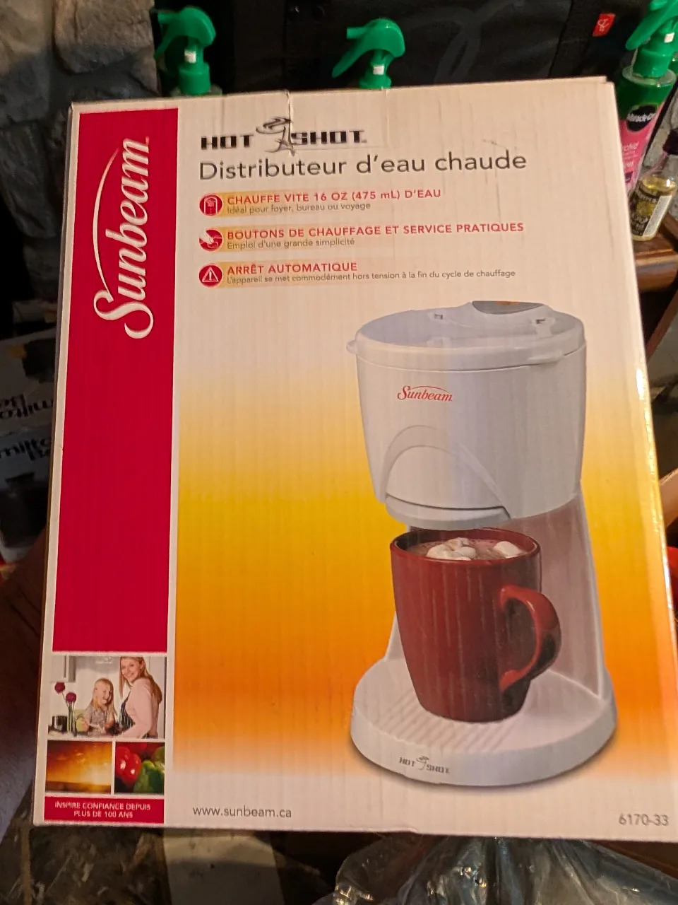 Brand New Sunbeam Hot Shot Hot Water Dispenser thumbnail