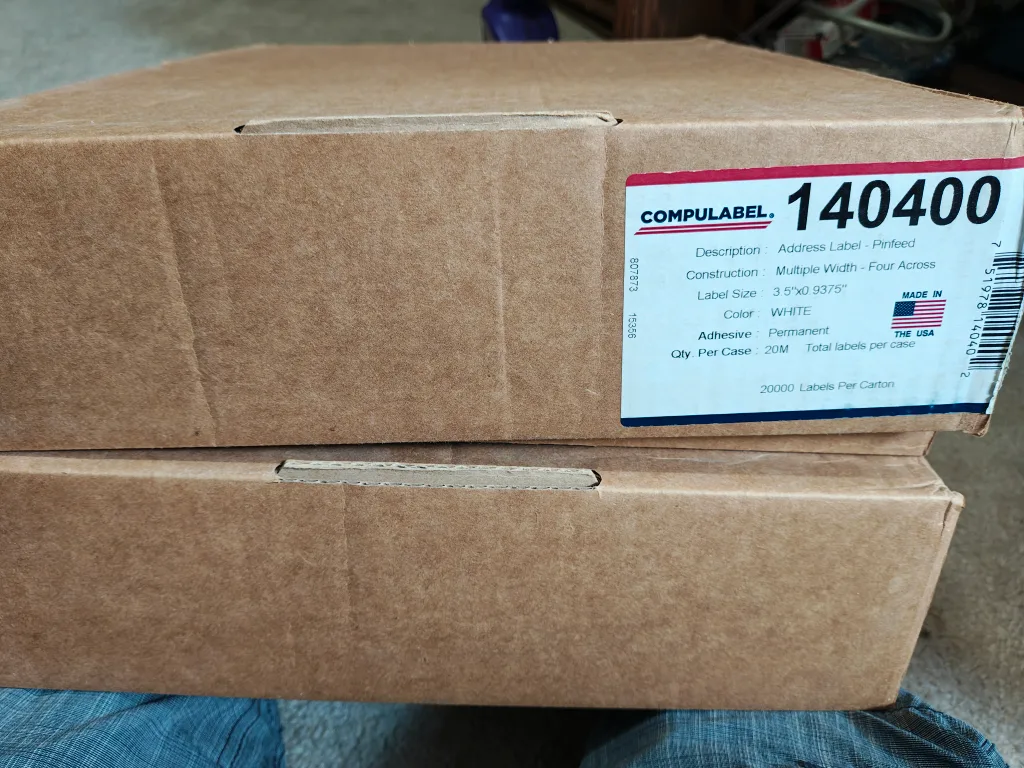 Bulk address labels (40k available) thumbnail