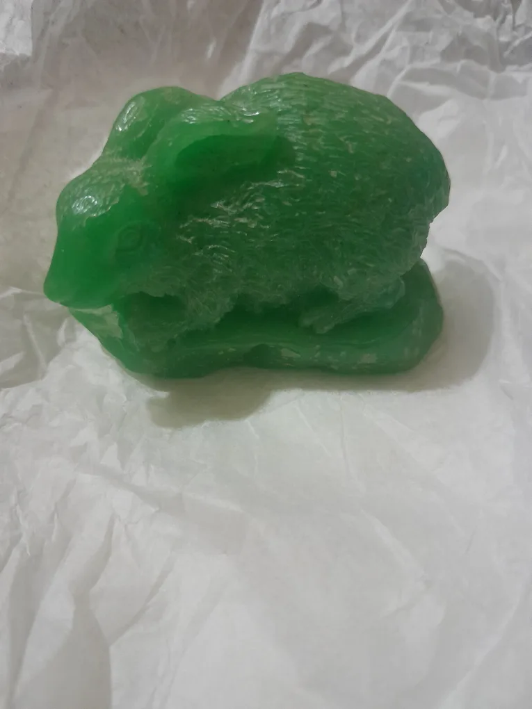 Green Rabbit Figurine thumbnail