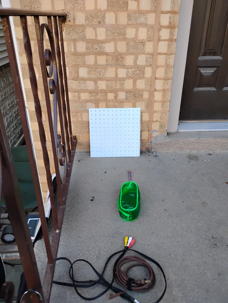 three white steel peg boards for sale thumbnail