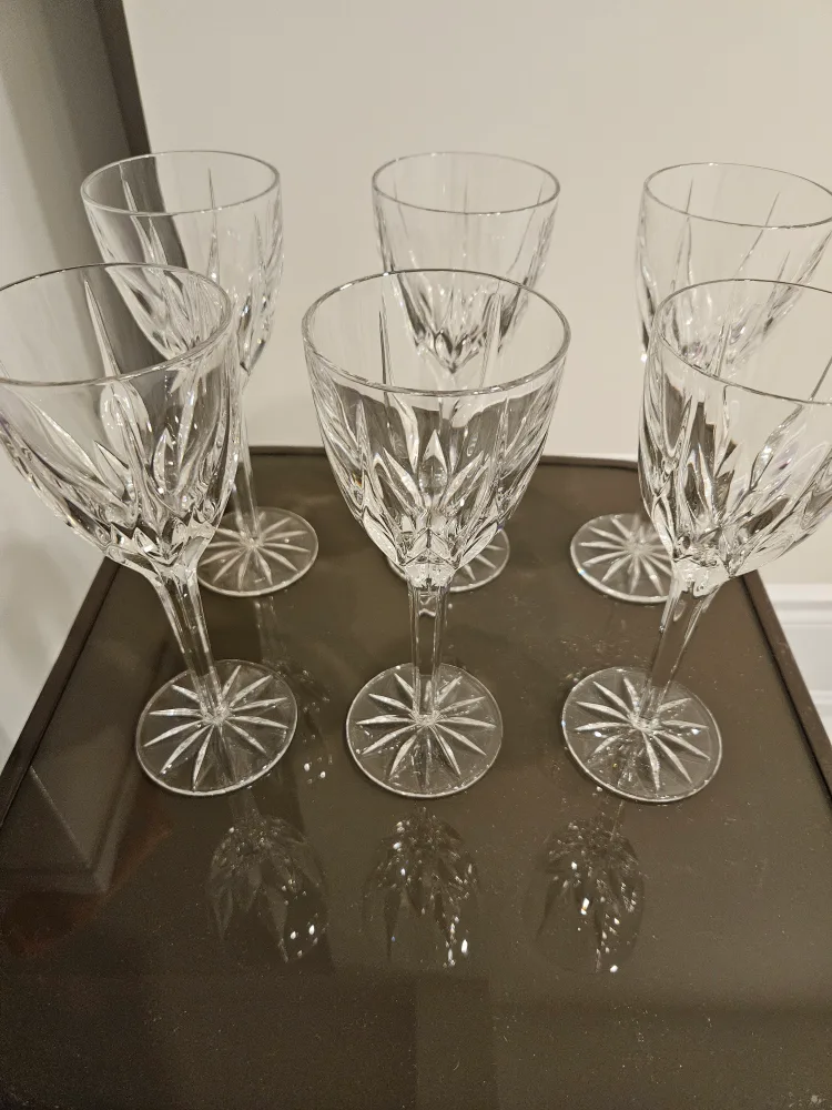 Crystal Wine Glasses - Set of 6 thumbnail