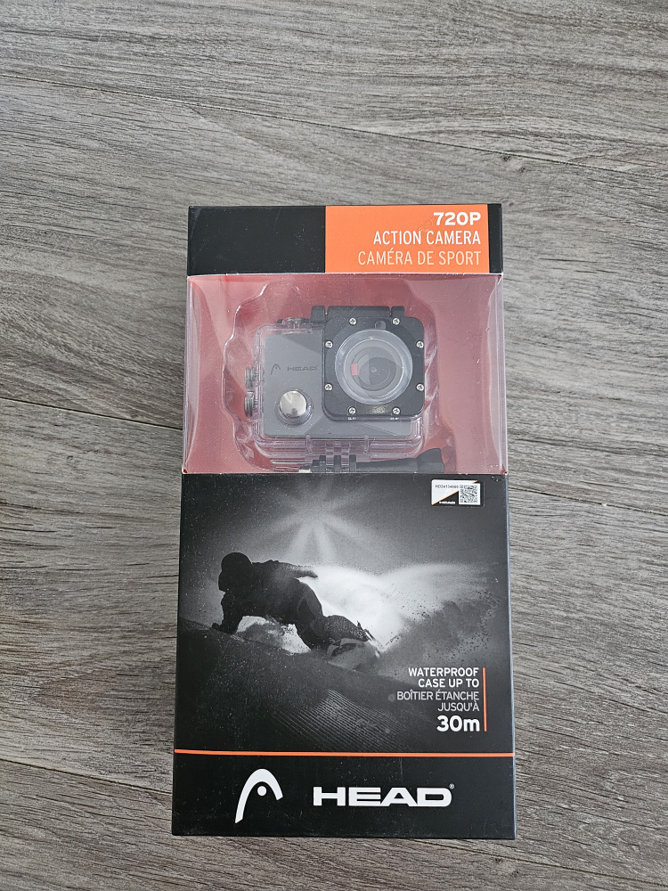 Caméra d'action HEAD 720P - Neuf!