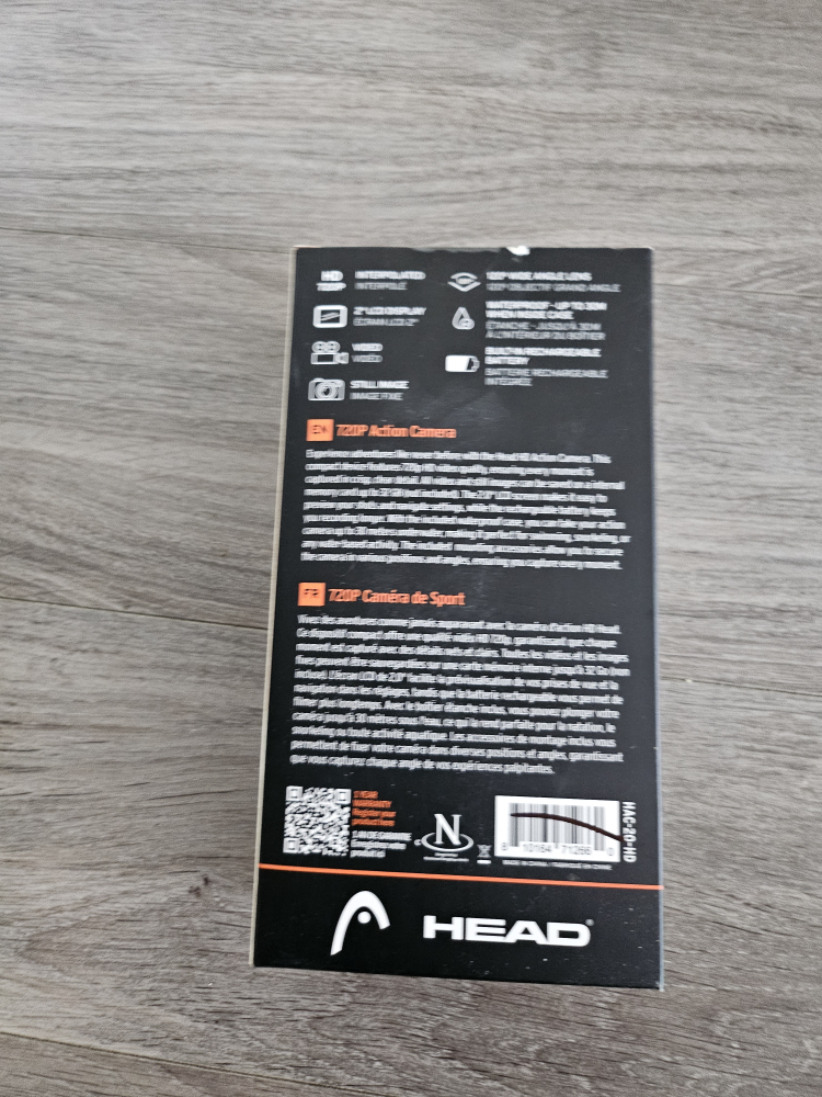 Caméra d'action HEAD 720P - Neuf! - photo 2