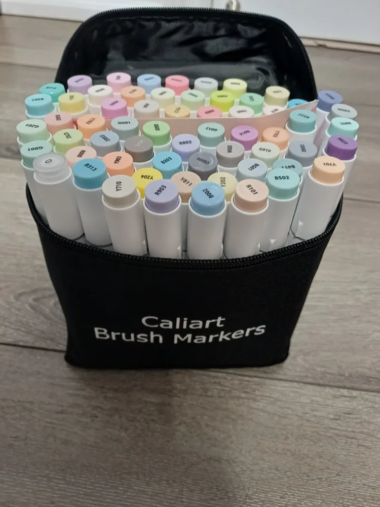 Caliart Brush Markers Set of 61 pieces image indicator(2)