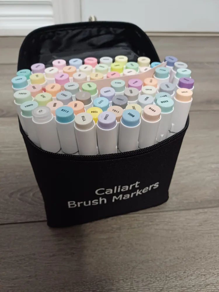 Caliart Brush Markers Set of 61 pieces image indicator(3)