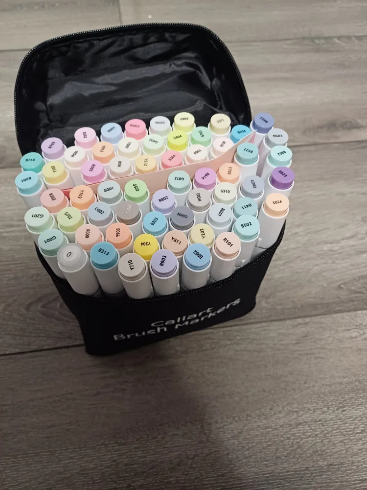 Caliart Brush Markers Set of 61 pieces image indicator(7)