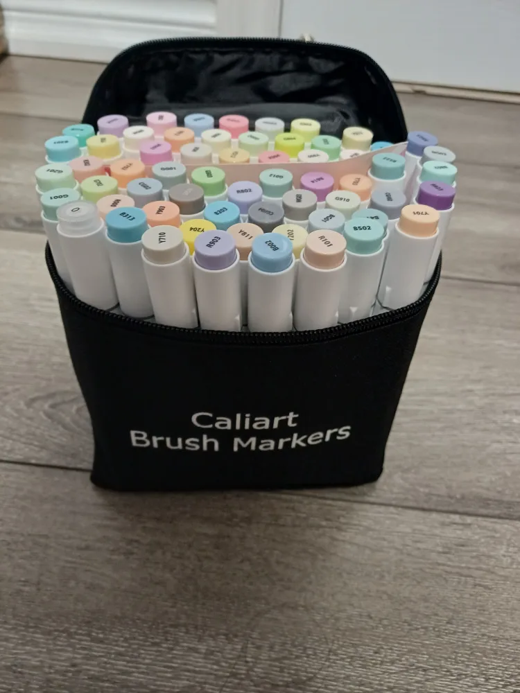 Caliart Brush Markers Set of 61 pieces image indicator(8)