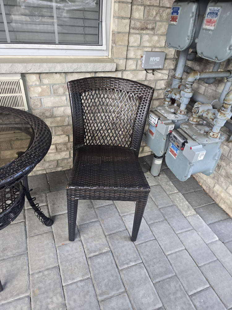 Wicker Patio Chairs and Table - photo 2