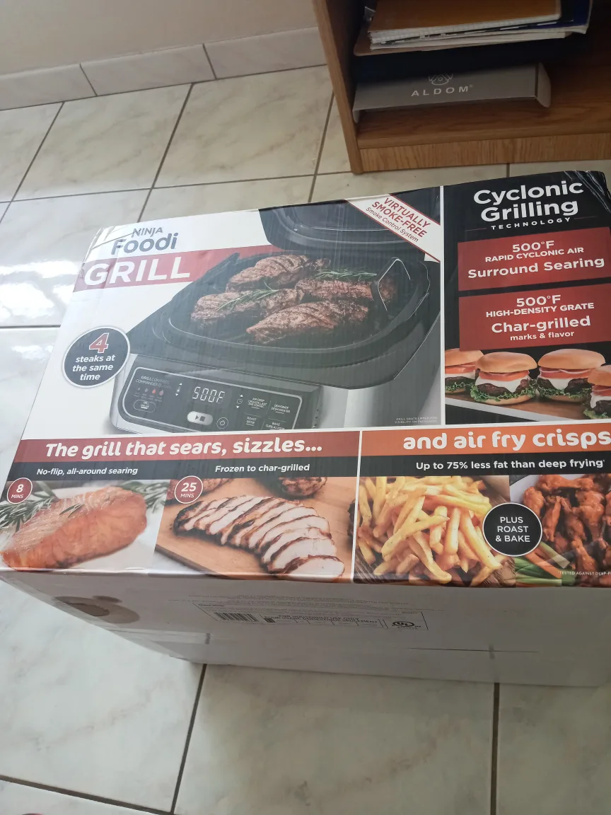 Ninja Foodi Grill         model no. AG301C image indicator(2)