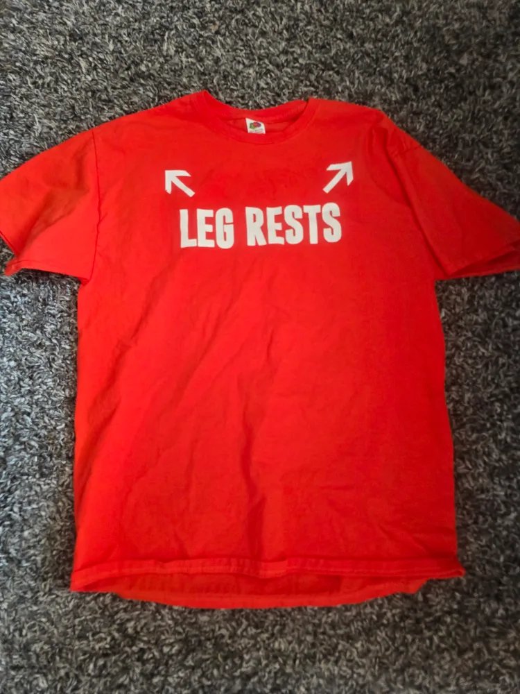 Orange "Leg Rests" tee thumbnail