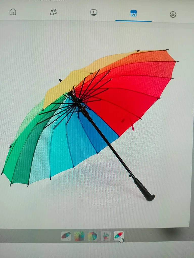 Rainbow Umbrella - Waterproof & Colourful! image indicator(3)