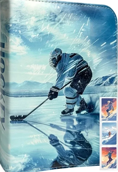 9-Pocket Hockey Card Binder - Holds 900 Cards thumbnail