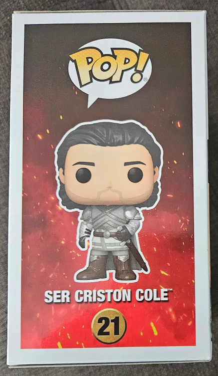 Funko Pop Ser Criston Cole #21 House of Dragon Never Opened image indicator(2)