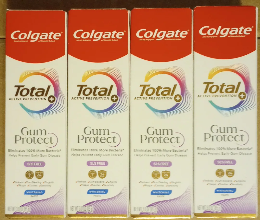 Colgate Total Gum Protect Toothpaste 4-pack thumbnail