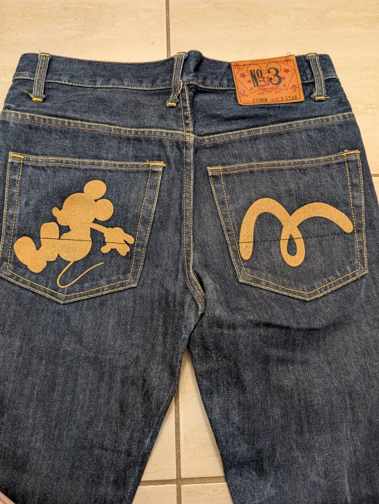 EVISU Lot Storm Jeans Size X Star image indicator(2)
