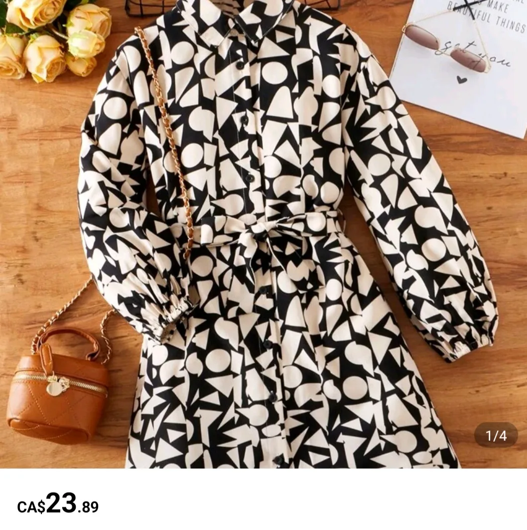 Shein Dress - Size 8Y🇨🇦🍁 thumbnail