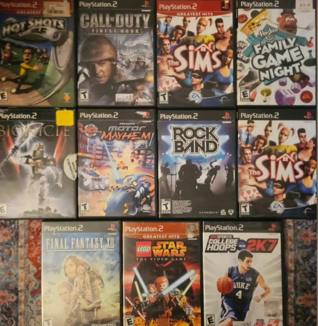 PlayStation 2 Games - Hot Shots Golf, Call of Duty, Sims + More thumbnail